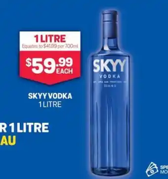 Bottlemart SKYY VODKA offer