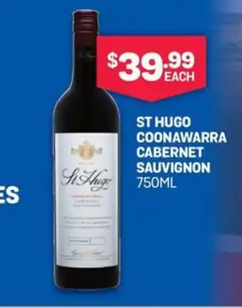 Bottlemart ST HUGO COONAWARRA CABERNET SAUVIGNON offer