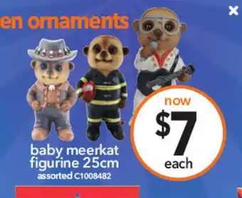 Cheap as Chips baby meerkat figurine offer