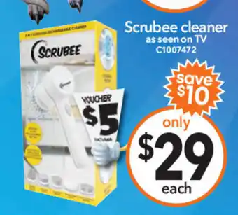 Cheap as Chips Scrubee cleaner offer