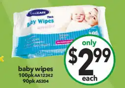 Cheap as Chips Baby Wipes offer