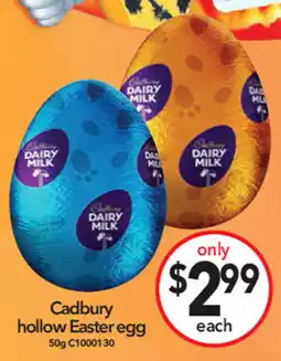 Cheap as Chips hollow Easter egg offer