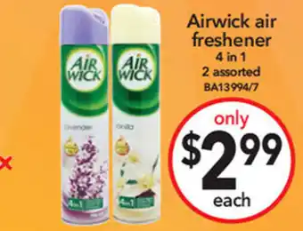 Cheap as Chips Airwick air freshener offer