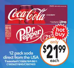 Cheap as Chips soda direct from the USA offer