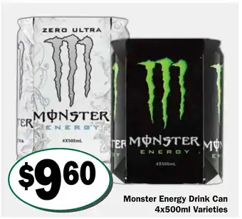 Friendly Grocer Monster Energy Drink Can offer