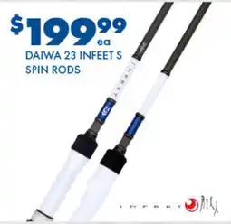 BCF Daiwa 23 infeet s spin rods offer