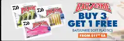 BCF Baitjunkie soft plastics offer