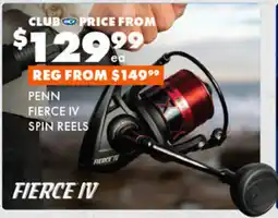 BCF Penn fierce iv spin reels offer