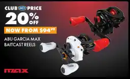 BCF Abu garcia max baitcast reels offer