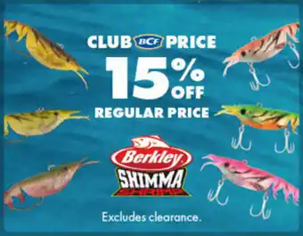 BCF Berkley shimma offer