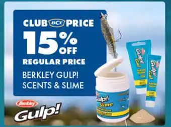 BCF Berkley gulp scents & slime offer