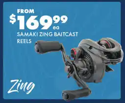 BCF Samaki zing baitcast reels offer