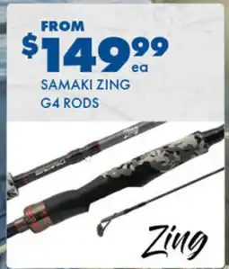 BCF Samaki zing g4 rods offer