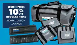 BCF Nomad design luggage offer