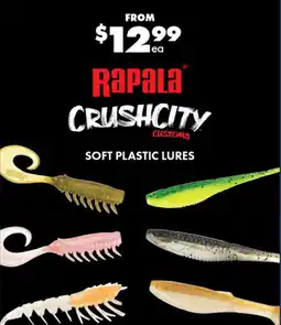 BCF Soft plastic lures offer