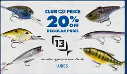 BCF lures offer