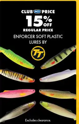 BCF Enforcer soft plastic lures offer