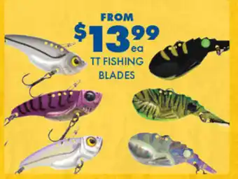 BCF Tt fishing blades offer