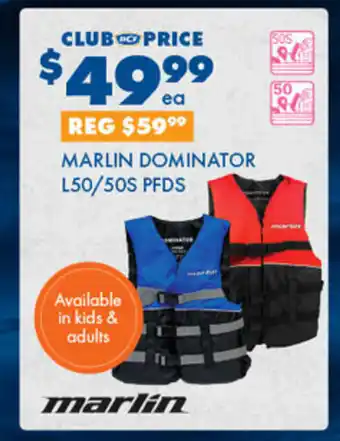 BCF Marlin dominator offer