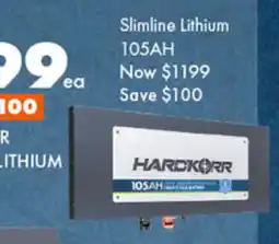 BCF Slimline Lithium 105AH offer