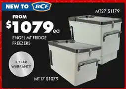 BCF Engel mt fridge freezers offer