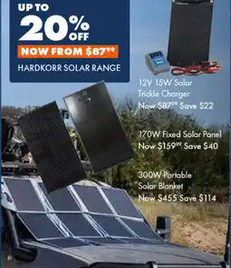 BCF Hardkorr solar range offer