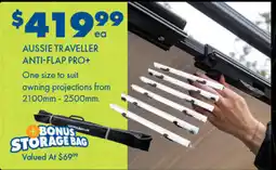 BCF Aussie traveller anti-flap pro offer