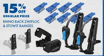 BCF Rhino rack zwifloc & stowit ranges offer