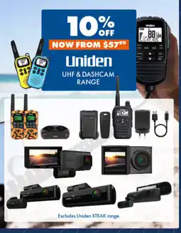 BCF Uhf & dashcam range offer