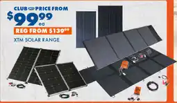 BCF Xtm solar range offer