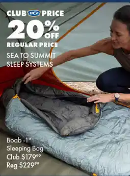 BCF Sleeping Bag offer