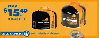 BCF Jetboil fuel offer