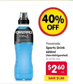 Spar Sports Drink offer