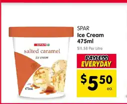 Spar Ice Cream 475ml offer