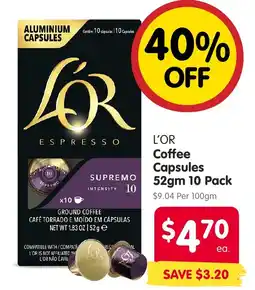 Spar Coffee Capsules offer