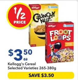 Ritchies Kellogg's Cereal offer