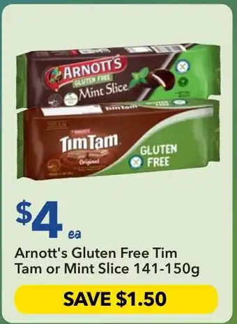 Ritchies Arnott's Gluten Free Tim Tam or Mint Slice offer