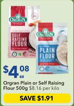 Ritchies Orgran Plain or Self Raising Flour offer