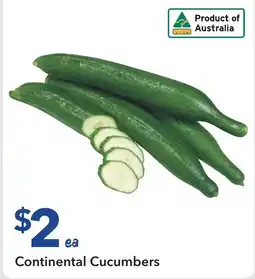 Ritchies Continental Cucumbers offer