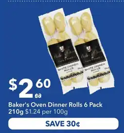 Ritchies Baker's Oven Dinner Rolls offer