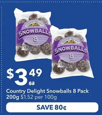 Ritchies Country Delight Snowballs offer