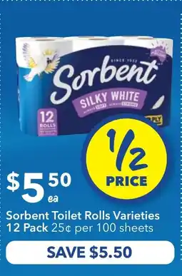 Ritchies Sorbent Toilet Rolls offer