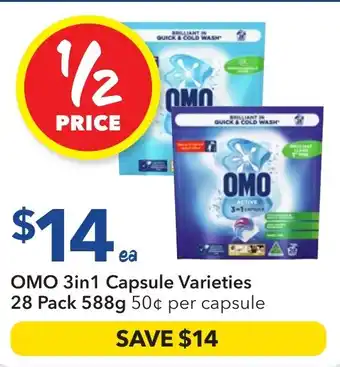 Ritchies OMO 3in1 Capsule Varieties offer