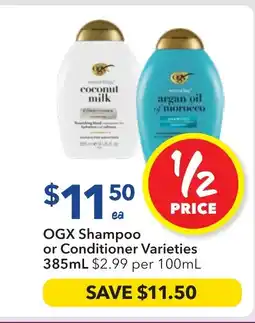 Ritchies OGX Shampoo or Conditioner offer