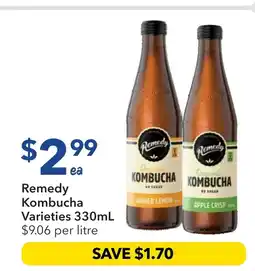 Ritchies Remedy Kombucha offer