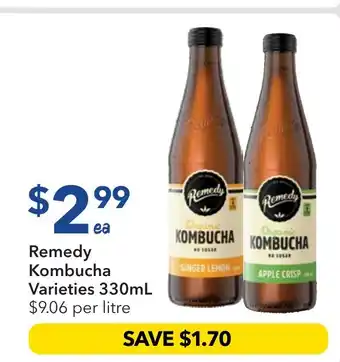 Ritchies Remedy Kombucha offer