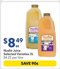 Ritchies Nudie Juice offer