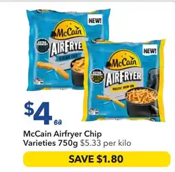 Ritchies McCain Airfryer Chip offer