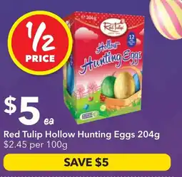 Ritchies Red Tulip Hollow Hunting Eggs offer