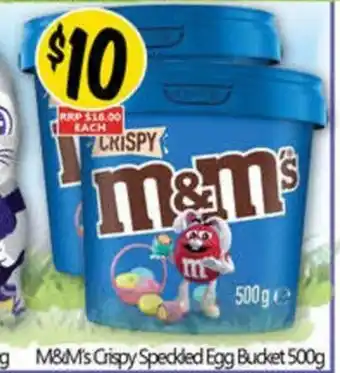 NQR M&M's Crispy Speckled Egg Bucket offer